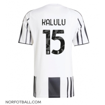 Billige Fotballdrakt Juventus Pierre Kalulu #15 Replika Hjemmedrakt 2025-26 Kortermet